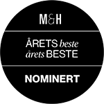 M&H Årets beste – This years best nomination badge