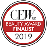 CEW UK Beauty Awards 2019 – Finalist badge