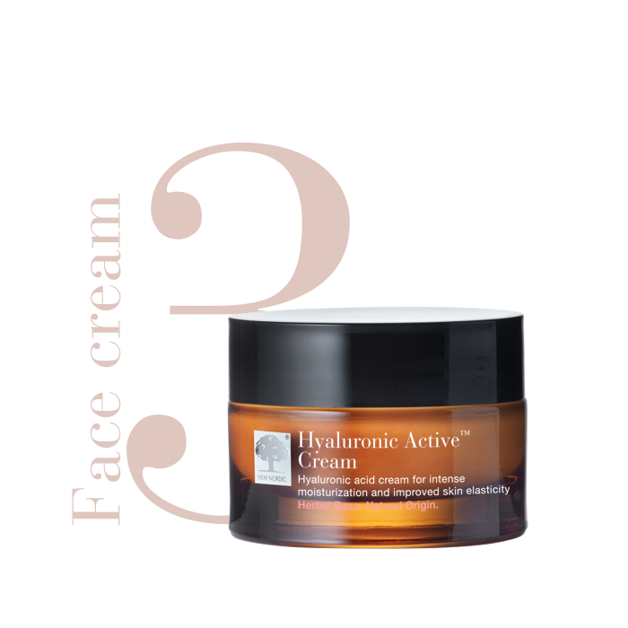 Step 3 Hyaluronic Active™ Eye Cream, shown as the third step in a skincare routine.