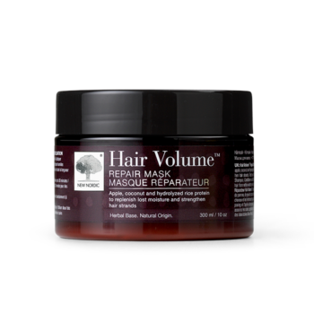 Image of New Nordic Hair Volume⢠Repair Mask, deeply nourishes and strengthens hair with apple, coconut, and rice protein.
