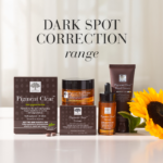 Range of New Nordic Pigment Clear™ products with the text Dark Spot correction range.