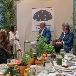 Herbal Schools 9 Speakers giving a talk at the New Nordic herbal school event