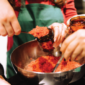 Herbal Schools 25 People experimenting with herbal products