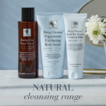 Deep Cleanse™ Black Bee Honey Cleansing Balm with other New Nordic products with text Natural cleansing range.