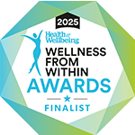 Wellness From Within Awards 2025 finalist logo.