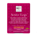 Comprimé New Nordic Active Legs™ dans un emballage rouge, axé sur la fonction des veines.